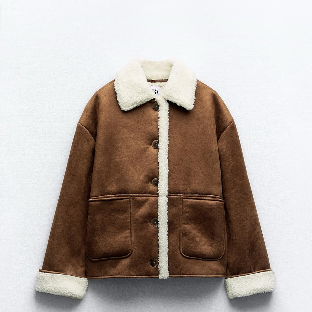 Zara - Double-Faced Jacket with Pockets.